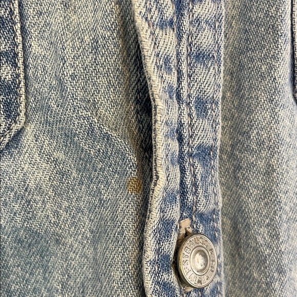 Levi’s Kids Denim Button Down Shirt – Light Wash Western Style Size 7 - Picture 5 of 15